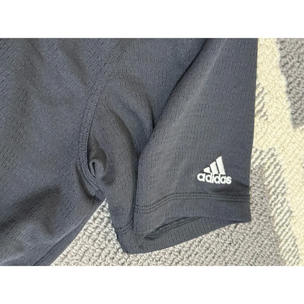 VTG New Orleans Hornets Adidas Mens M Embroidered Fleur de Bee Black Polo‎ Shirt
